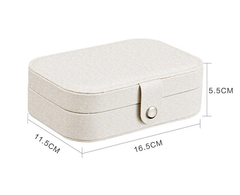 Jewelry Box Travel Comestic Jewelry Casket Organizer Makeup