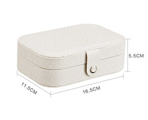 Jewelry Box Travel Comestic Jewelry Casket Organizer Makeup