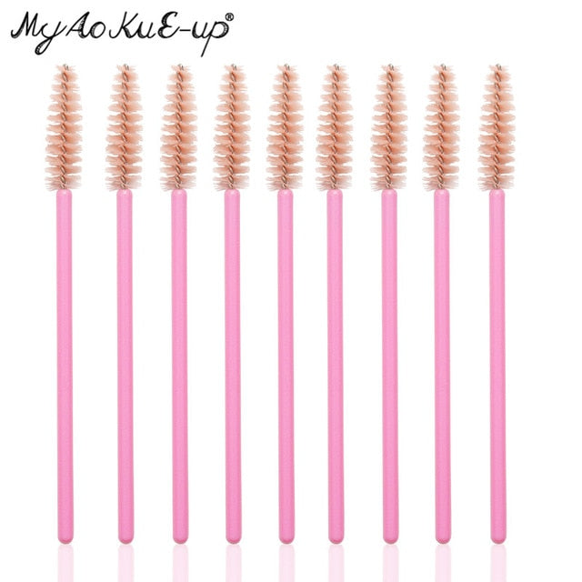 50pcs New Arrivals Eyelash Brushes Soft Head