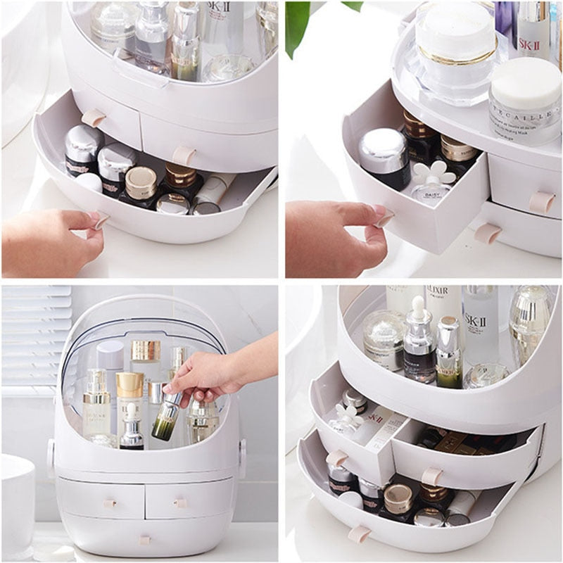 Women bathroom cosmetics storage box