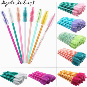 50pcs New Arrivals Eyelash Brushes Soft Head