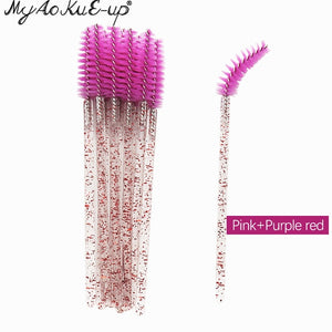 50pcs New Arrivals Eyelash Brushes Soft Head