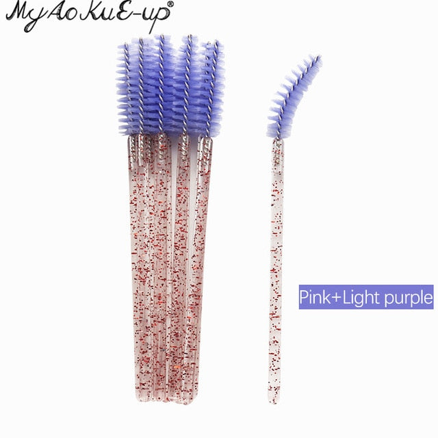 50pcs New Arrivals Eyelash Brushes Soft Head