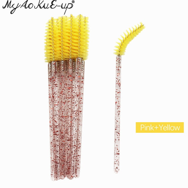 50pcs New Arrivals Eyelash Brushes Soft Head