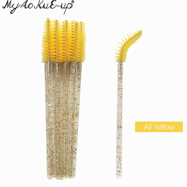 50pcs New Arrivals Eyelash Brushes Soft Head