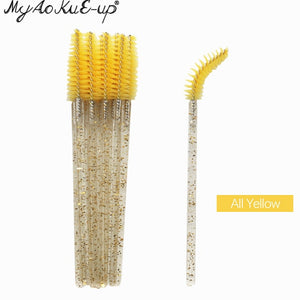 50pcs New Arrivals Eyelash Brushes Soft Head