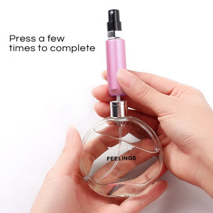 Mini Portable Refillable Perfume Spray Bottle Aluminum