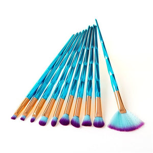 4/7/10Pcs Diamond Makeup Brushes