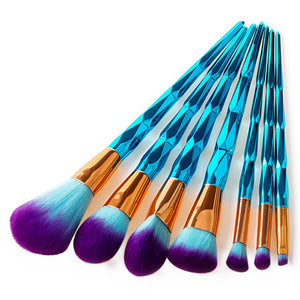 4/7/10Pcs Diamond Makeup Brushes