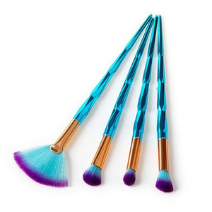 4/7/10Pcs Diamond Makeup Brushes