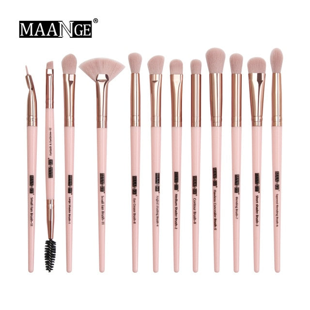 MAANGE Pro  3/5/12 pcs/lot  Makeup Brushes Set Eye Shadow