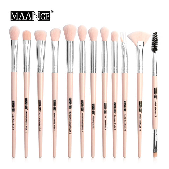 MAANGE Pro  3/5/12 pcs/lot  Makeup Brushes Set Eye Shadow