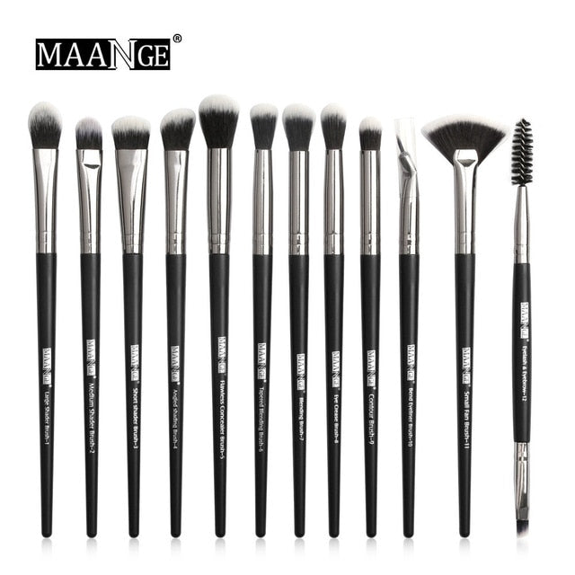 MAANGE Pro  3/5/12 pcs/lot  Makeup Brushes Set Eye Shadow