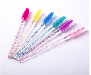 50pcs Shiny Disposable Eyelash Applicator