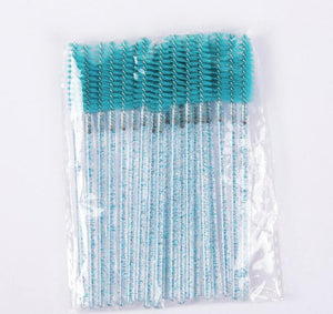 50pcs Shiny Disposable Eyelash Applicator