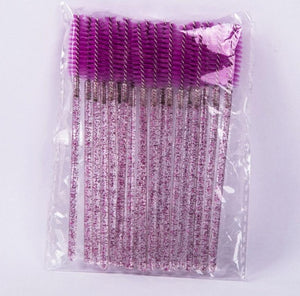 50pcs Shiny Disposable Eyelash Applicator