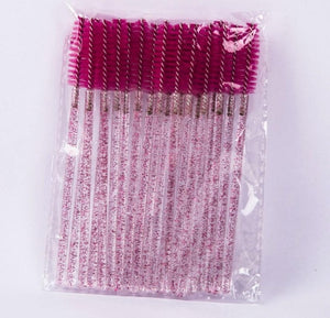 50pcs Shiny Disposable Eyelash Applicator