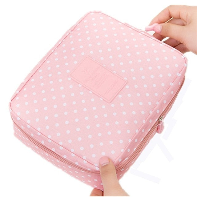 fashion Travel Nylon beauty makeup bags