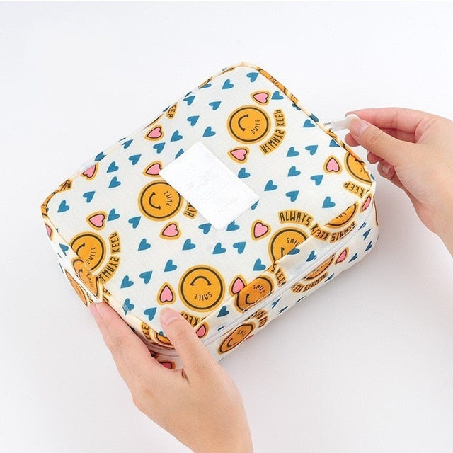 fashion Travel Nylon beauty makeup bags