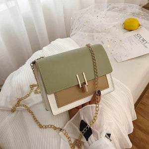 British Fashion Simple Small Square Bag Women's