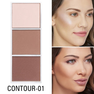 SACE LADY 4 Colors Highlighter Palette Makeup Face Contour