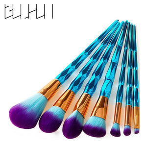 4/7/10Pcs Diamond Makeup Brushes